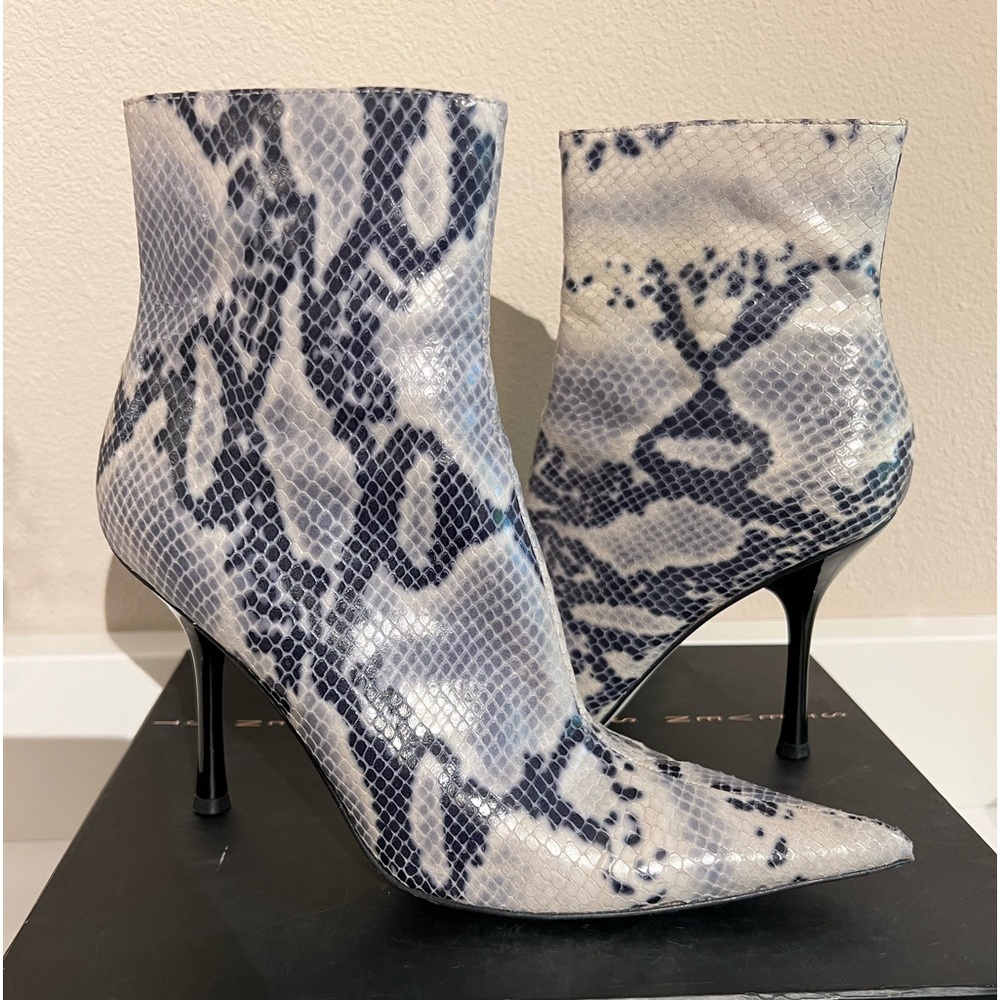 Steven by Steve Madden Snakeskin Boots, Size 7.5